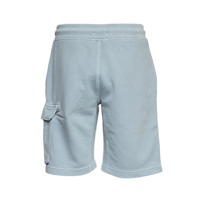 [C.P. Company] Diagonal Raised Fleece Cargo Lens Sweatshorts