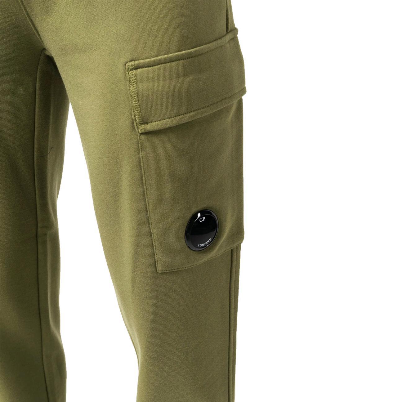 [C.P. Company] Diagonal Raised Fleece Lens Sweatpants in Capers