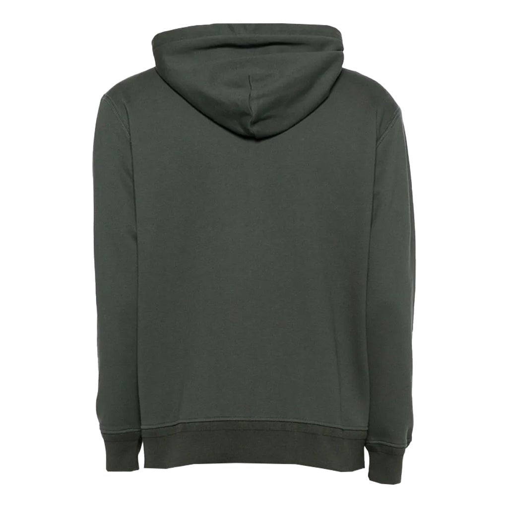 [C.P. Company] Diagonal Raised Fleece Zipped Logo Hooded Sweatshirt