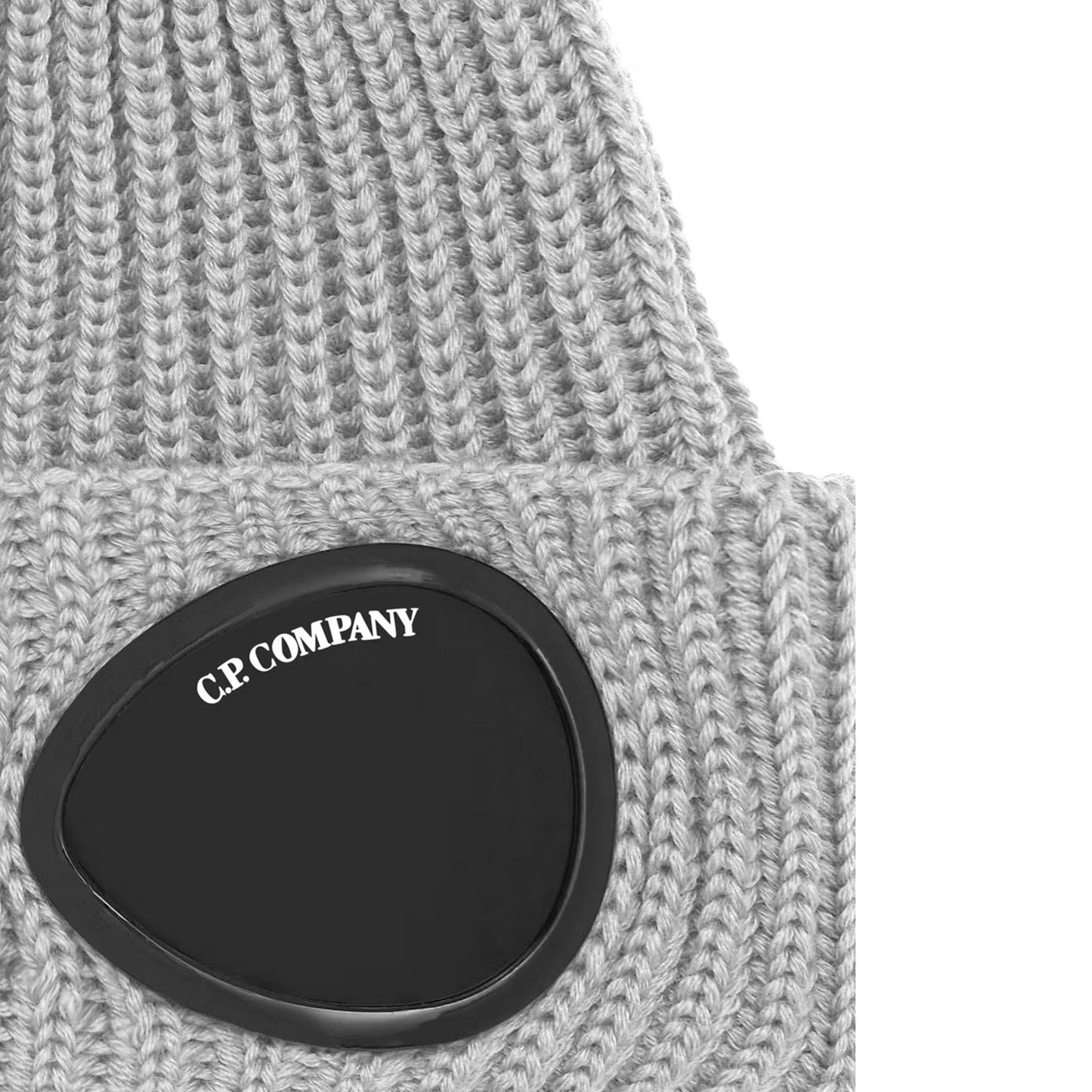 [C.P. Company] Extra fine Merino Wool Beanie in Moon Melange