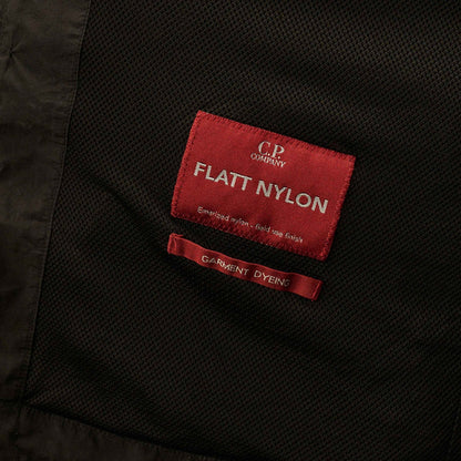 [C.P. Company] Flatt Nylon Goggle Overshirt in Black