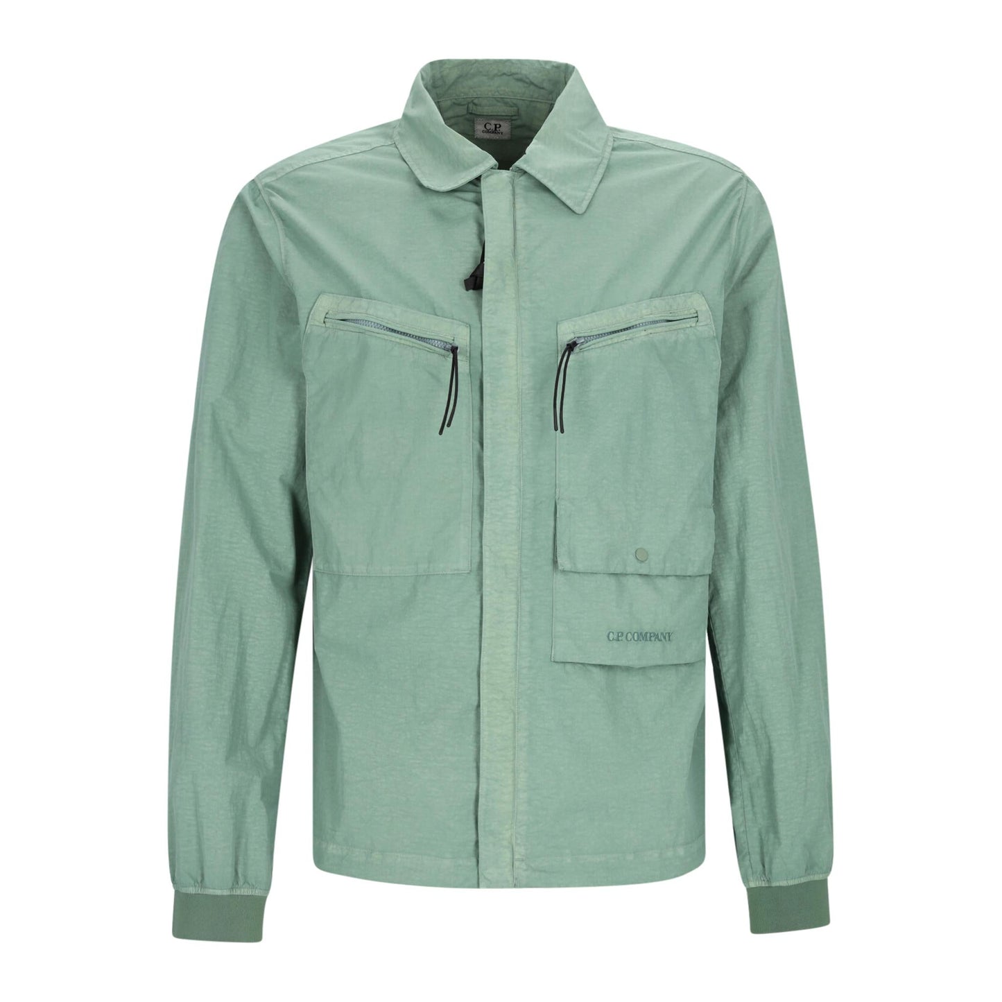 [C.P. Company] Flatt Nylon Overshirt in Agave Green