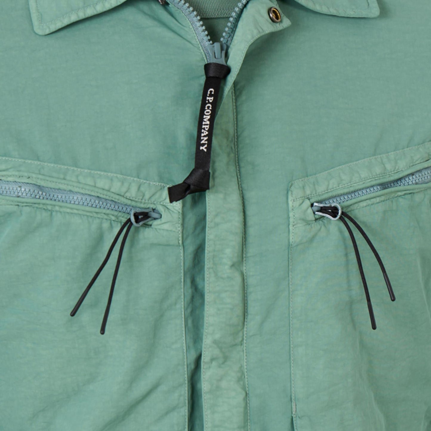 [C.P. Company] Flatt Nylon Overshirt in Agave Green