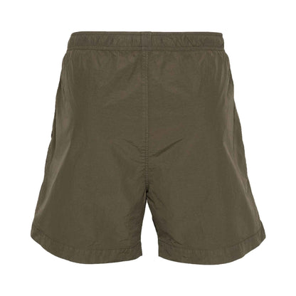[C.P. Company] Flatt Nylon Utility Lens Swimshorts in Ivy Green