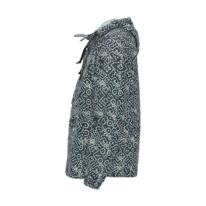 [C.P. Company] Inca Print Short Goggle Jacket in Agave Green