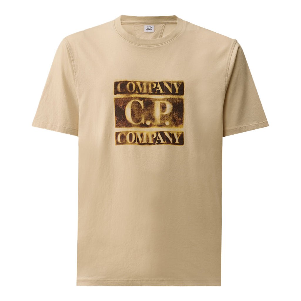 [C.P. Company] Jersey 30/1 PD Faded Logo T-Shirt