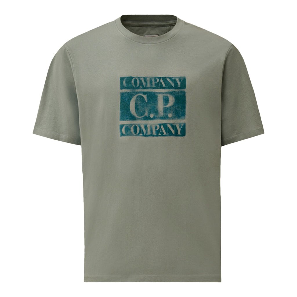 [C.P. Company] Jersey 30/1 PD Faded Logo T-Shirt