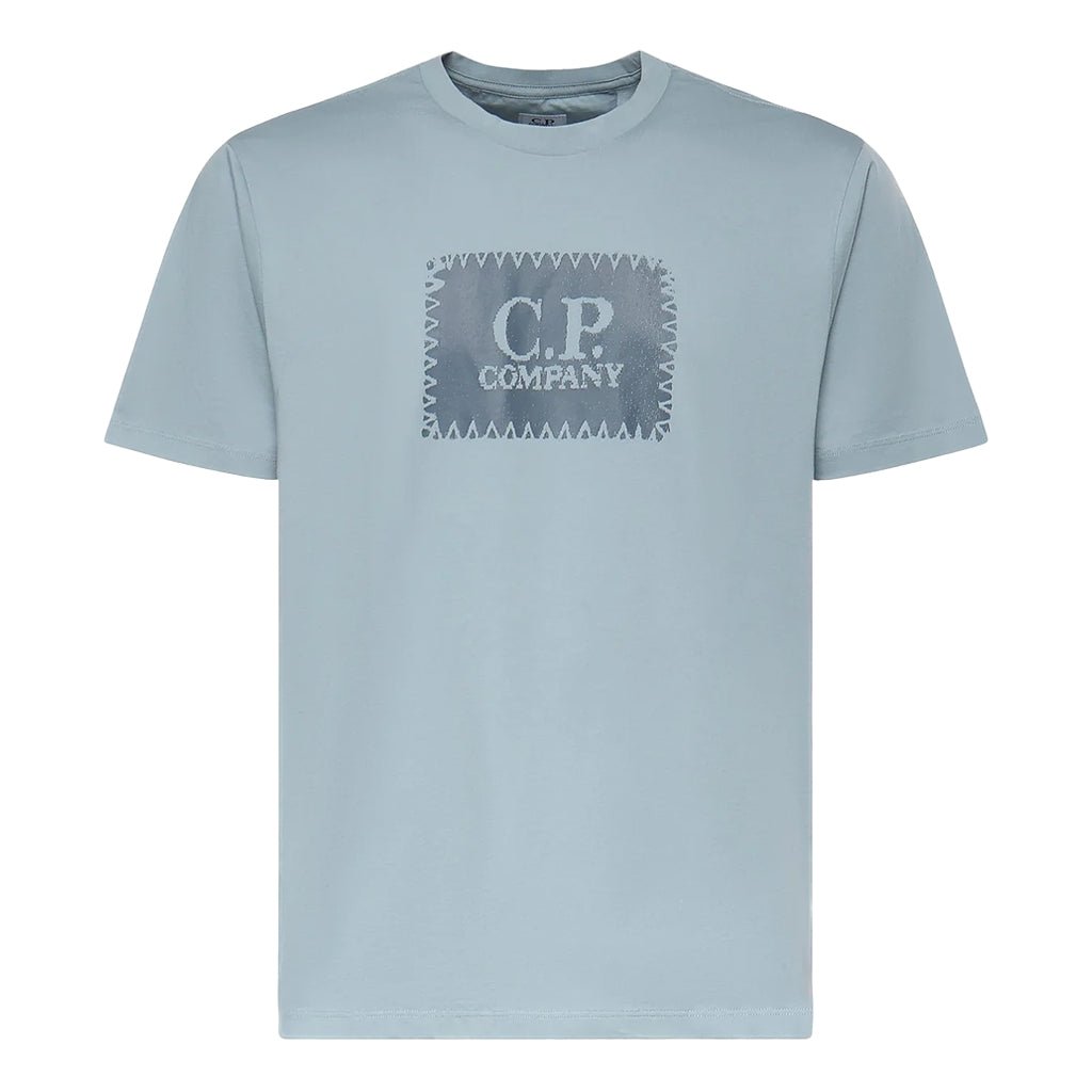 [C.P. Company] Jersey 30/1 Short Sleeve Logo Label T-Shirt