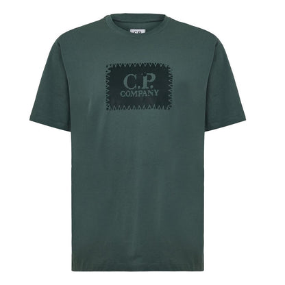 [C.P. Company] Jersey 30/1 Short Sleeve Logo Label T-Shirt