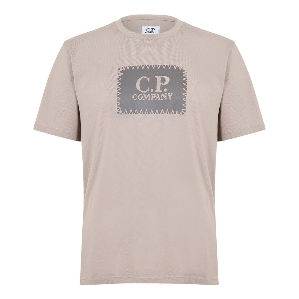 [C.P. Company] Jersey 30/1 Short Sleeve Logo Label T-Shirt