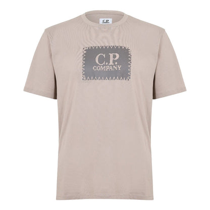 [C.P. Company] Jersey 30/1 Short Sleeve Logo Label T-Shirt