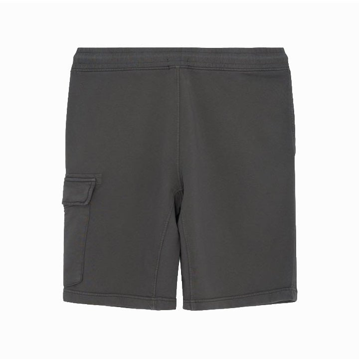 [C.P. Company] Diagonal Raised Fleece Cargo Lens Sweatshorts