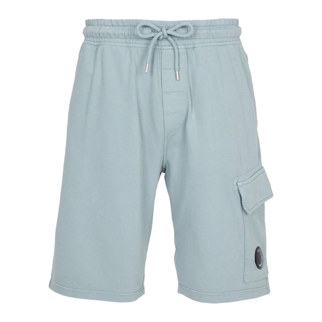 [C.P. Company] Light Fleece Cargo Lens Sweatshorts
