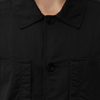 [C.P. Company] Overshirt Diagonal Flatt Nylon in Black