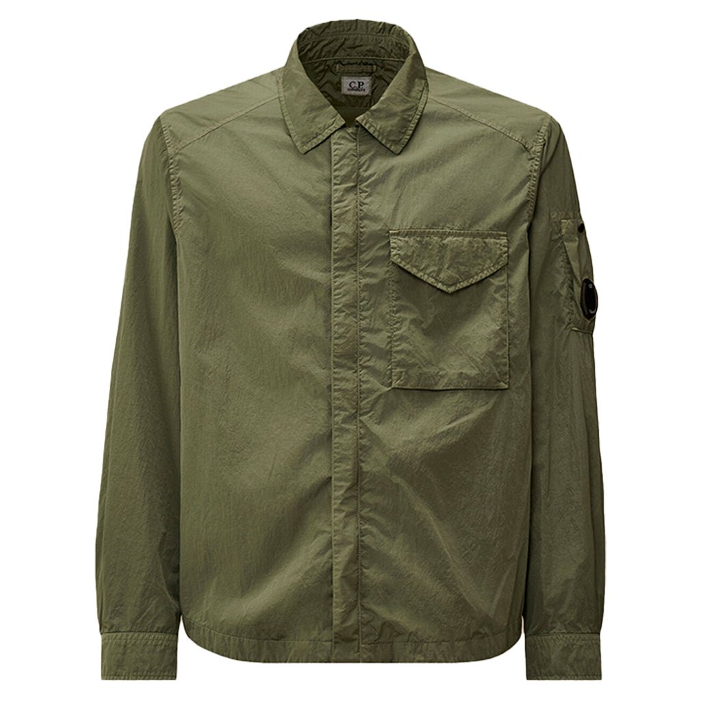 [C.P. Company] Overshirt In Chrome - R