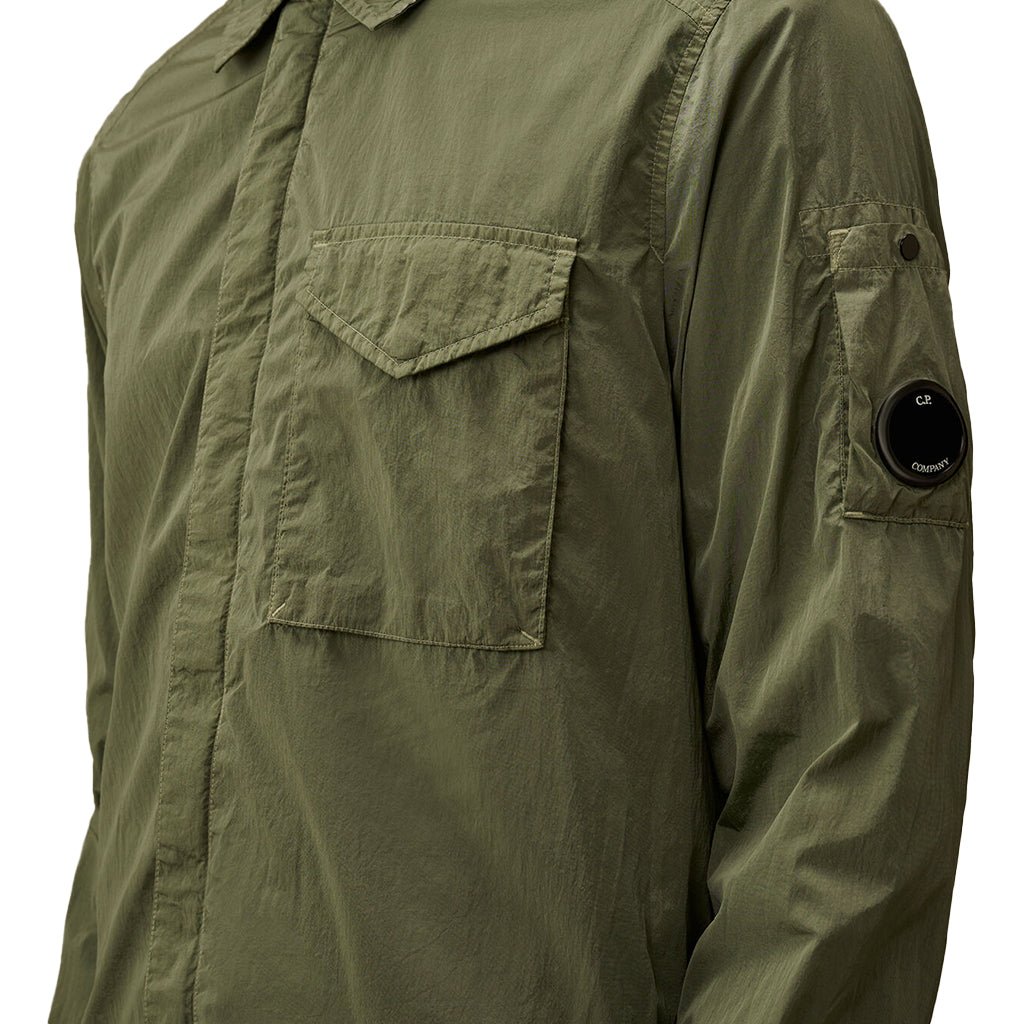 [C.P. Company] Overshirt In Chrome - R