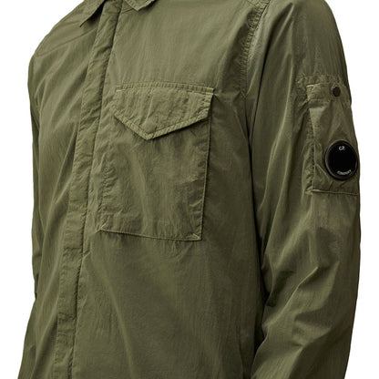 [C.P. Company] Overshirt In Chrome - R