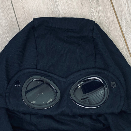 CP Company Raised Fleece Goggle Hoodie - Black