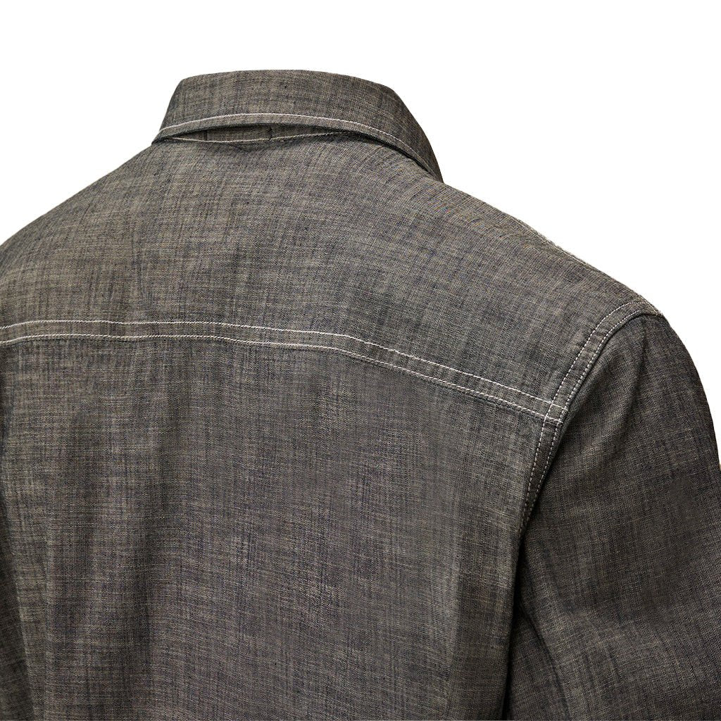 [C.P. Company] Chambray Short Sleeve Shirt