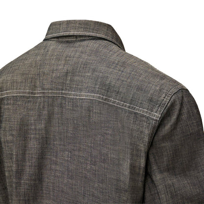 [C.P. Company] Chambray Short Sleeve Shirt