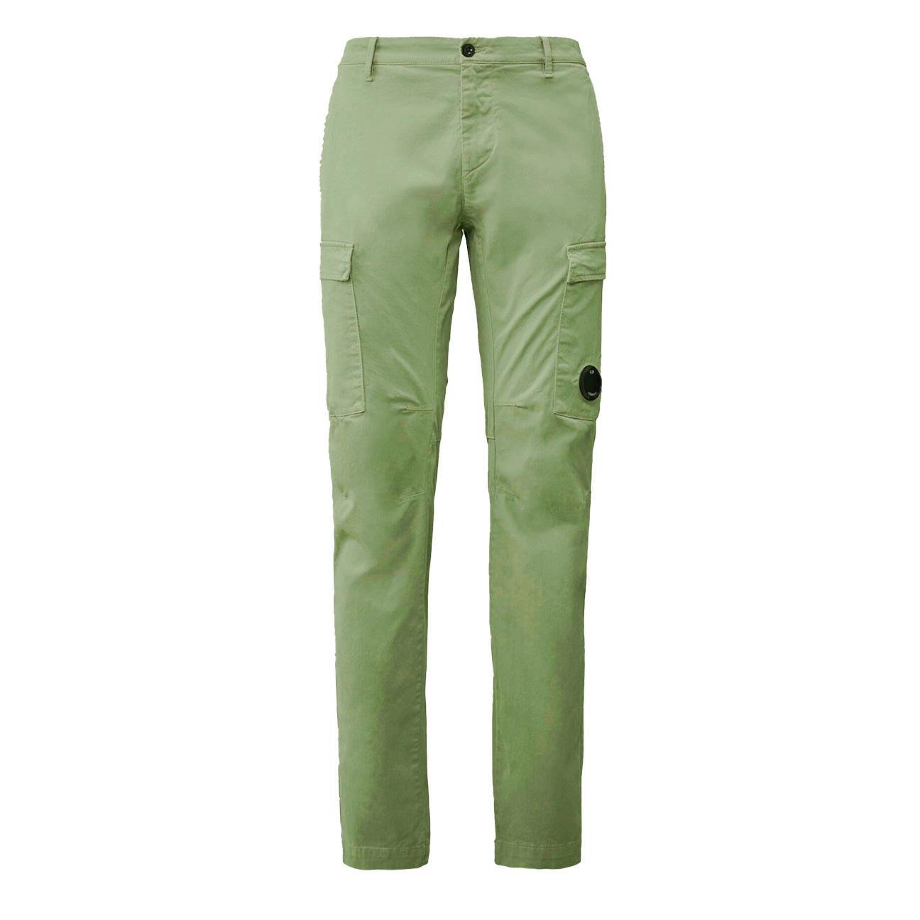 [C.P. Company] Stretch Sateen Cargo Pant in Green Banana
