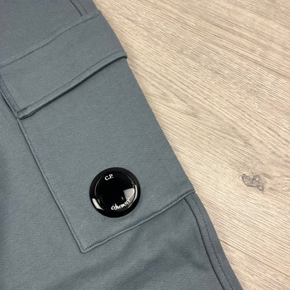 CP Company Raised Fleece Sweatpants - Stormy