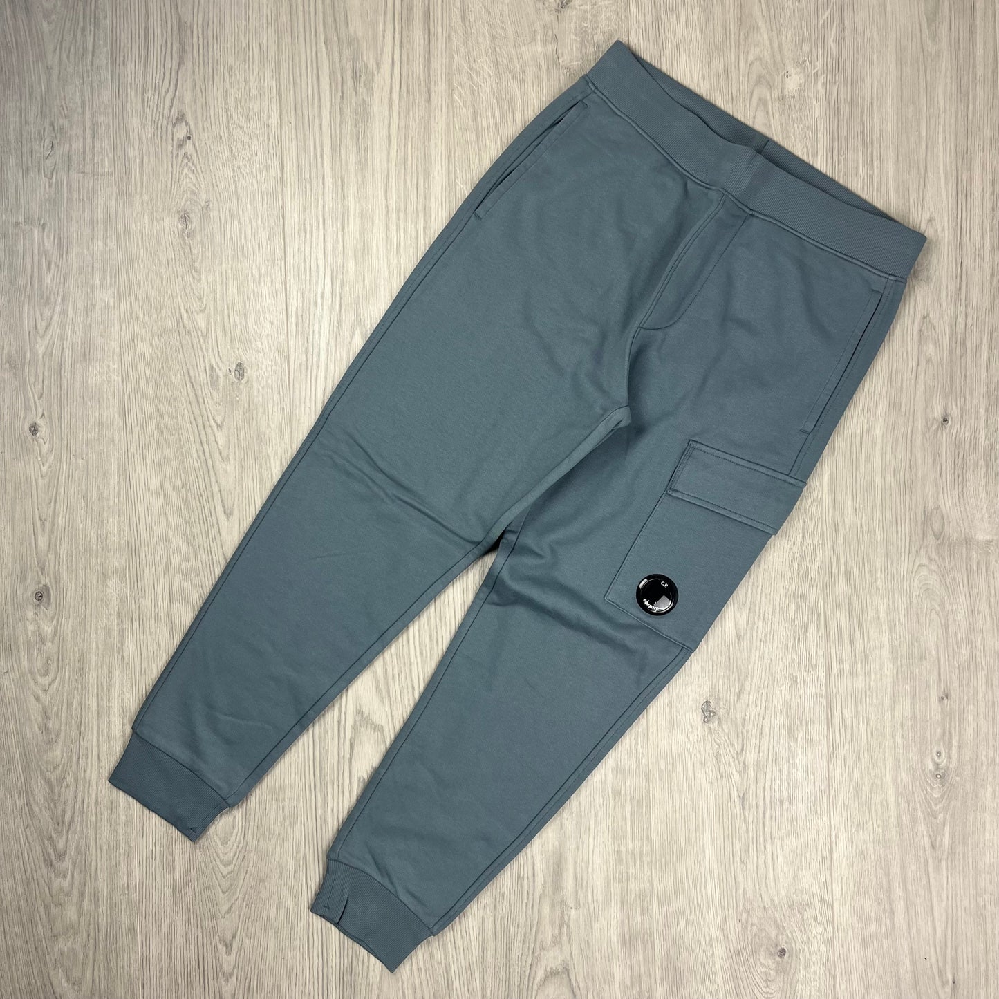 CP Company Raised Fleece Sweatpants - Stormy