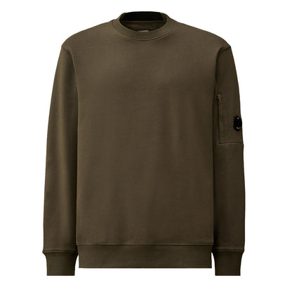 [C.P. Company] Sweatshirts Crew Neck In Diagonal Raised Fleece