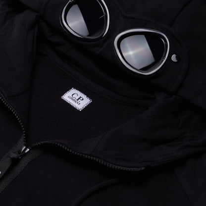 [C.P. Company] Diagonal Raised Fleece Goggle Hoodie