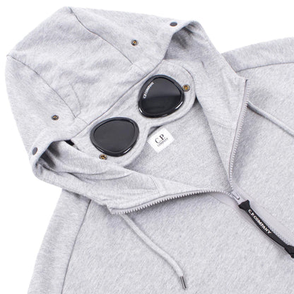 [C.P. Company] Diagonal Raised Fleece Goggle Hoodie