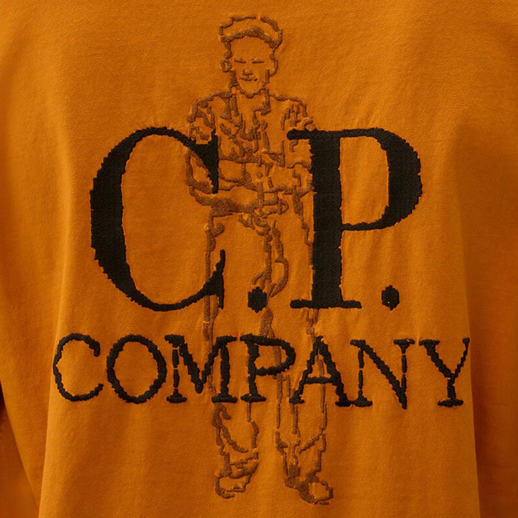 [C.P. Company] T-Shirts Short Sleeve In 1020 Jersey