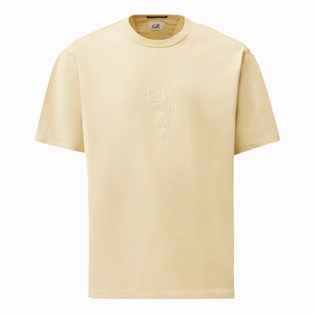 [C.P. Company] T-Shirts Short Sleeve In Jersey 30/2 T. Pezza
