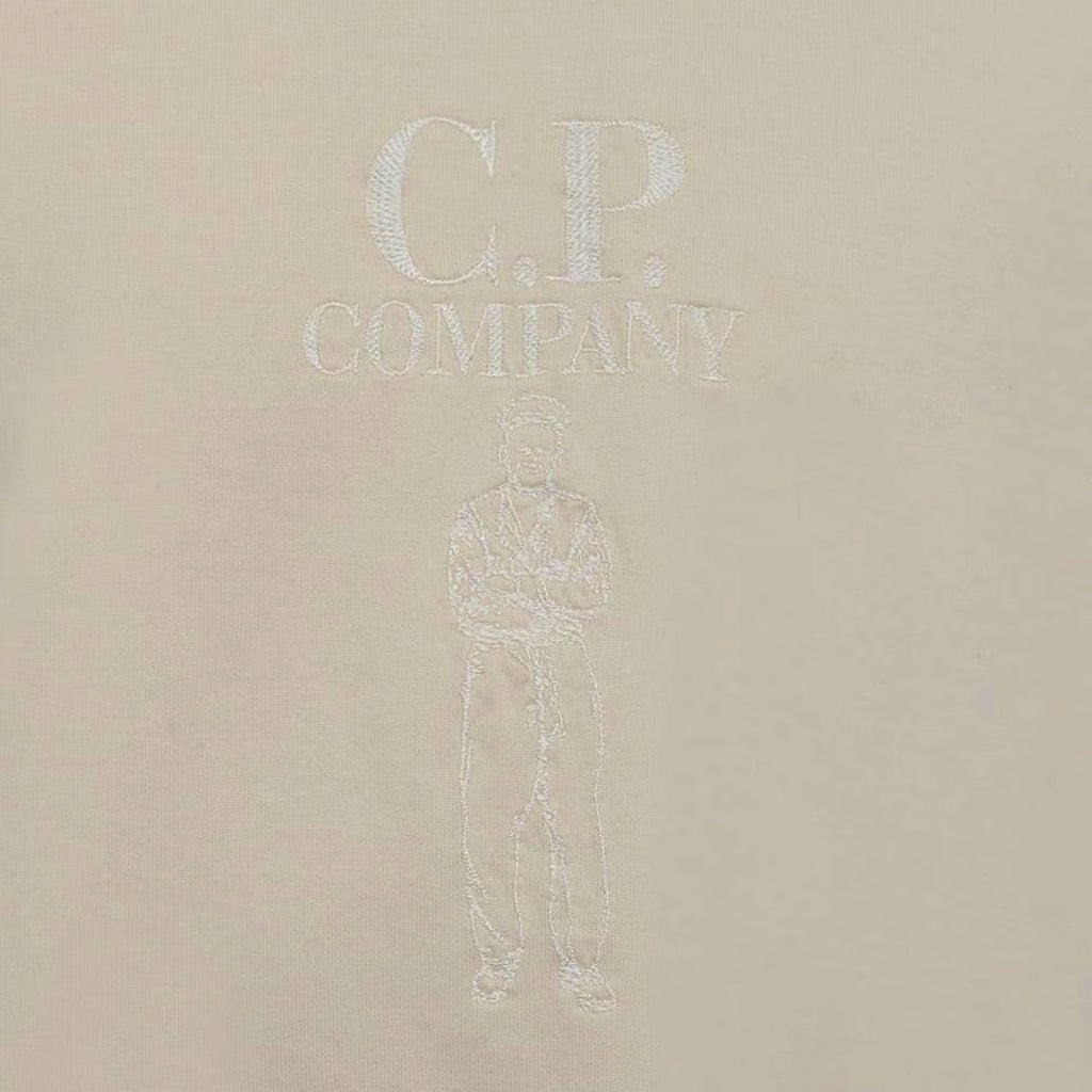 [C.P. Company] T-Shirts Short Sleeve In Jersey 30/2 T. Pezza