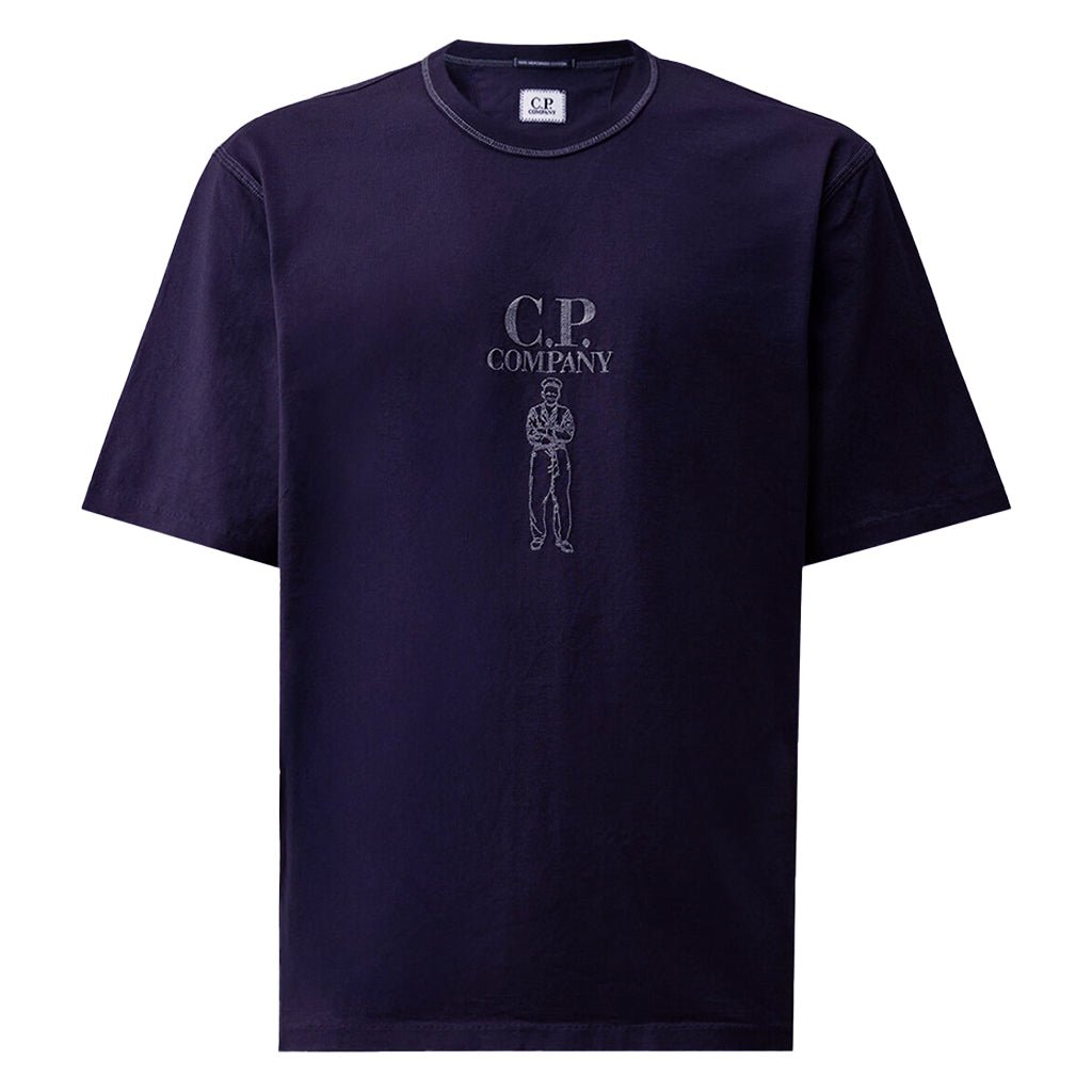 [C.P. Company] T-Shirts Short Sleeve In Jersey 30/2 T. Pezza