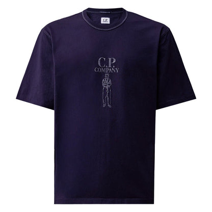 [C.P. Company] T-Shirts Short Sleeve In Jersey 30/2 T. Pezza
