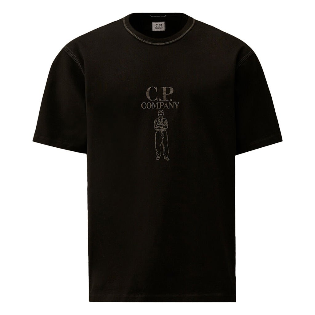 [C.P. Company] T-Shirts Short Sleeve In Jersey 30/2 T. Pezza