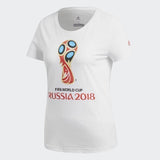 Load image into Gallery viewer, Women's Fifa World Cup Emblem Tee - White