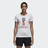 Load image into Gallery viewer, Women's Fifa World Cup Emblem Tee - White
