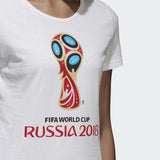 Load image into Gallery viewer, Women's Fifa World Cup Emblem Tee - White