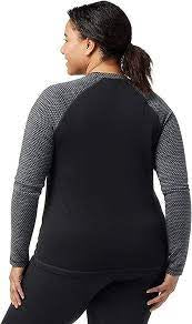 Smartwool - Classic Thermal Merino Base Layer 1/4 Zip - Women's Plus - Black