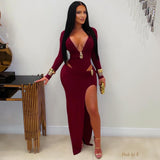 Load image into Gallery viewer, Avue skirt set (Wine/gold)