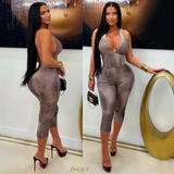 Load image into Gallery viewer, Nene snake romper (Taupe)