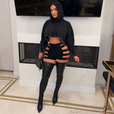 Load image into Gallery viewer, Delina crop top (Black)