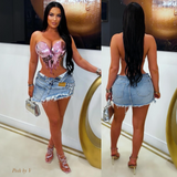 Load image into Gallery viewer, Loki double waist skirt (Blue)