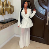 Load image into Gallery viewer, Peoria jacket skirt set (Ivory)
