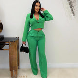 Load image into Gallery viewer, Sade pants set (Green)