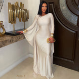 Load image into Gallery viewer, Silhouette maxi dress (Nude)