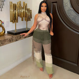 Load image into Gallery viewer, Aspen crystal body top (Nude/brown)