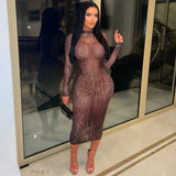 Load image into Gallery viewer, Reign croc midi (Brown)