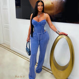 Load image into Gallery viewer, Rema bodysuit/jogger set (Black)